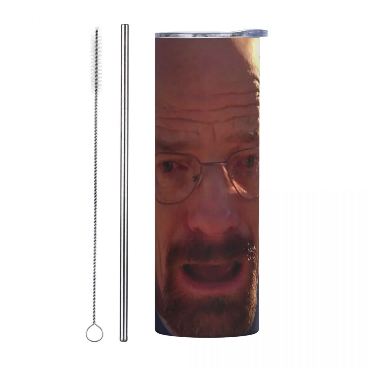 Tumbler 20Oz White - Walter White Mem Stainless Steel Tumbler
