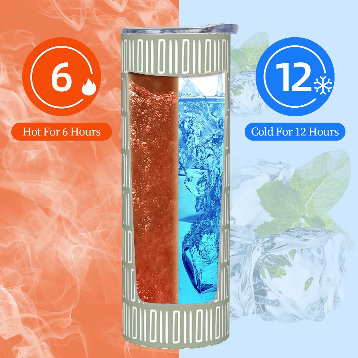 Tribal Boho Abstract Pattern,  - Tumbler 20Oz White ulasan dan harga