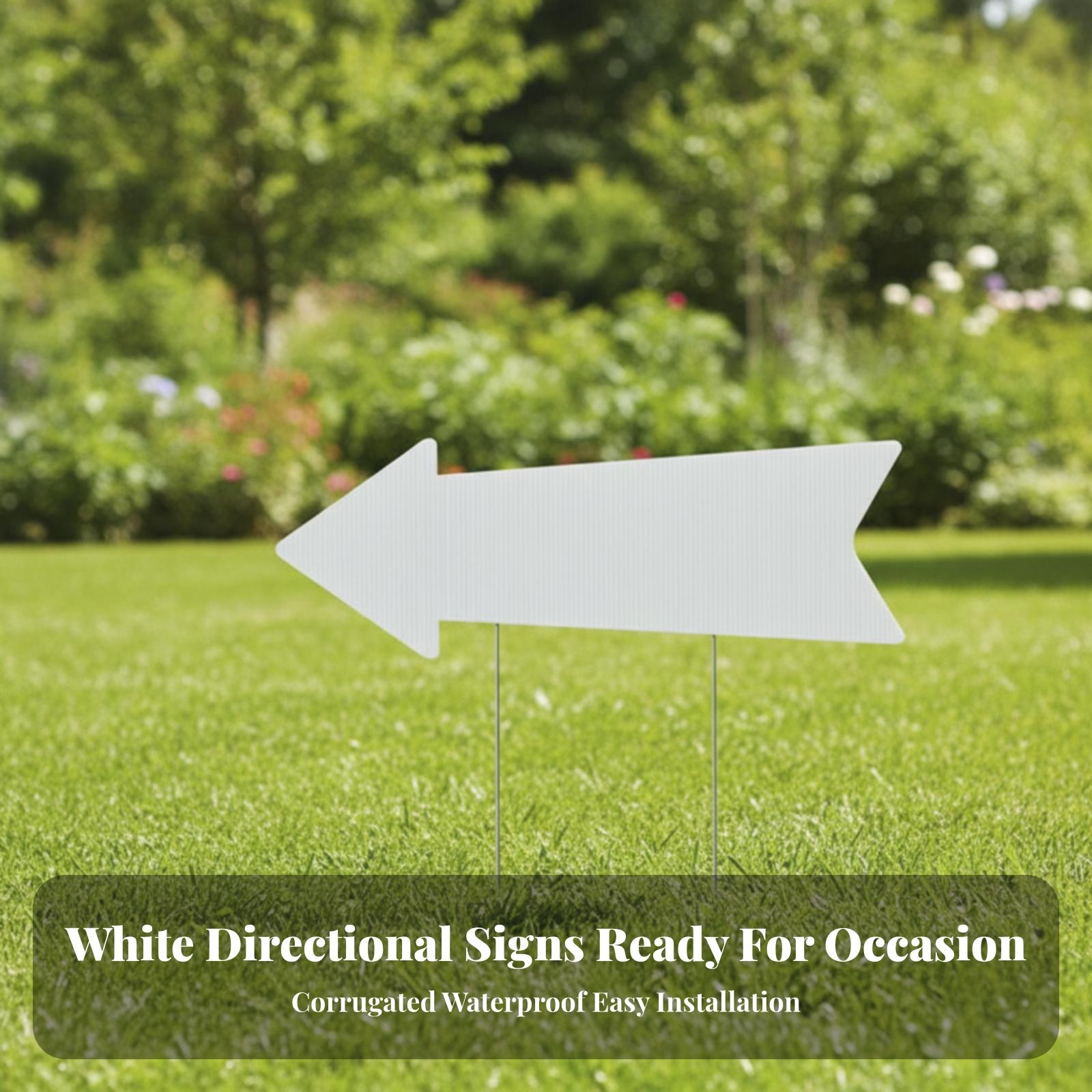 Blank Yard Sign Corrugated Pla - Yard Sign Blank ulasan dan harga