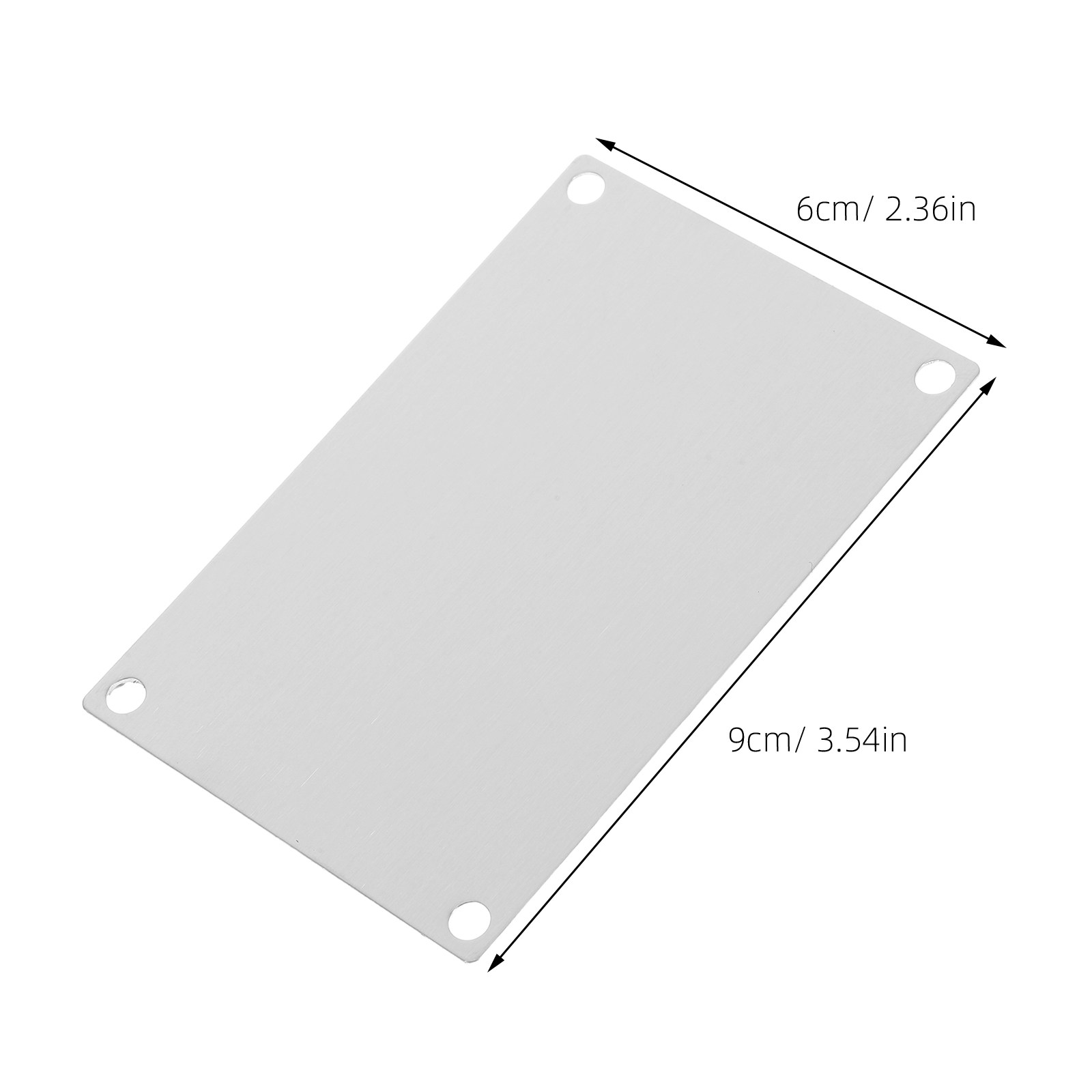 5Pcs Stainless Steel Blank Out - Yard Sign Blank ulasan dan harga