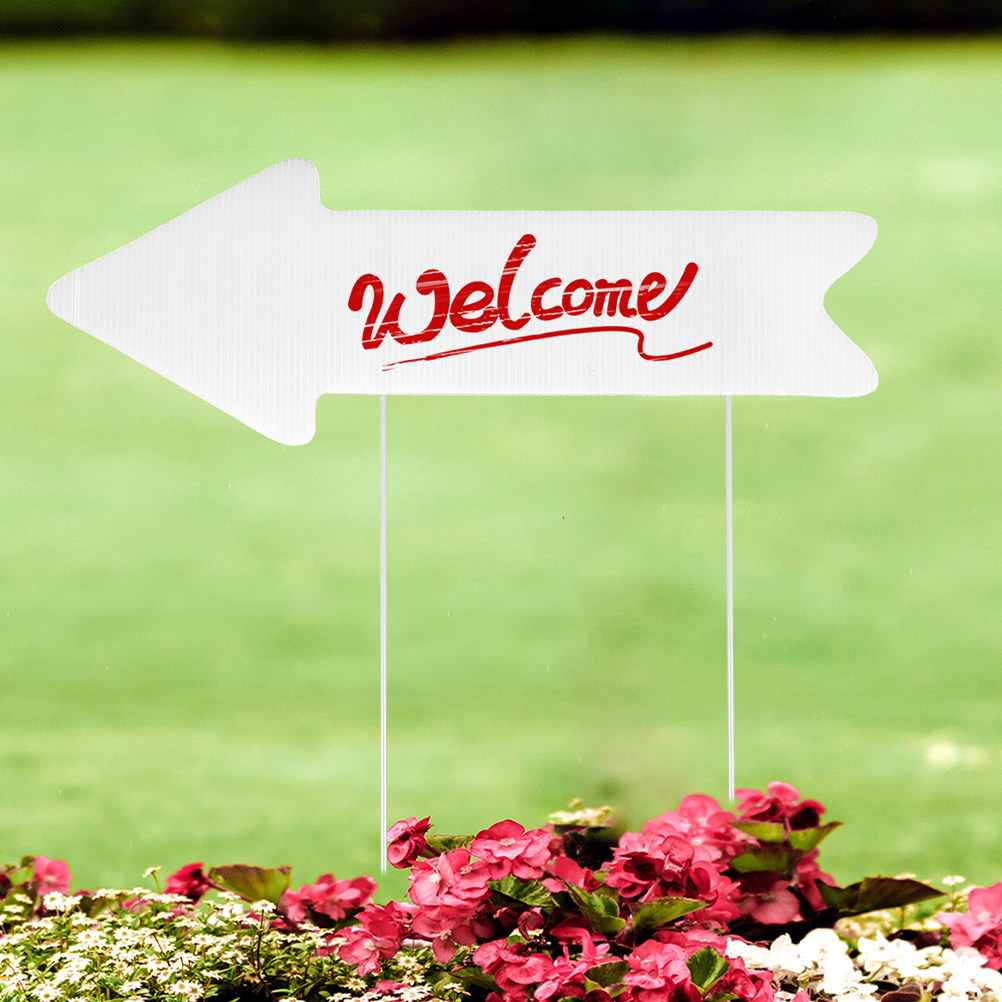2Pcs Blank Arrow Yard Sign Cor - Yard Sign Blank ulasan dan harga