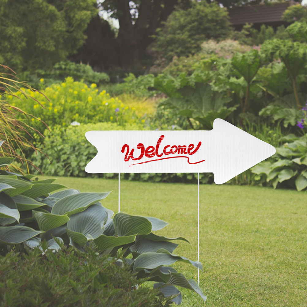 2Pcs Blank Arrow Yard Sign Cor - Yard Sign Blank ulasan dan harga