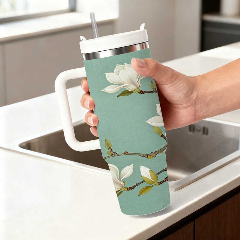 1pc 40 Oz Stainless Steel Insu - Sublimation Mug White ulasan dan harga