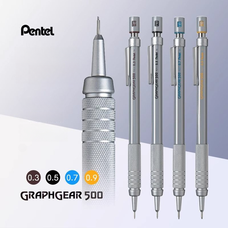 1pc Pentel Graphgear 500 Draft - Pentel Pen Energel ulasan dan harga