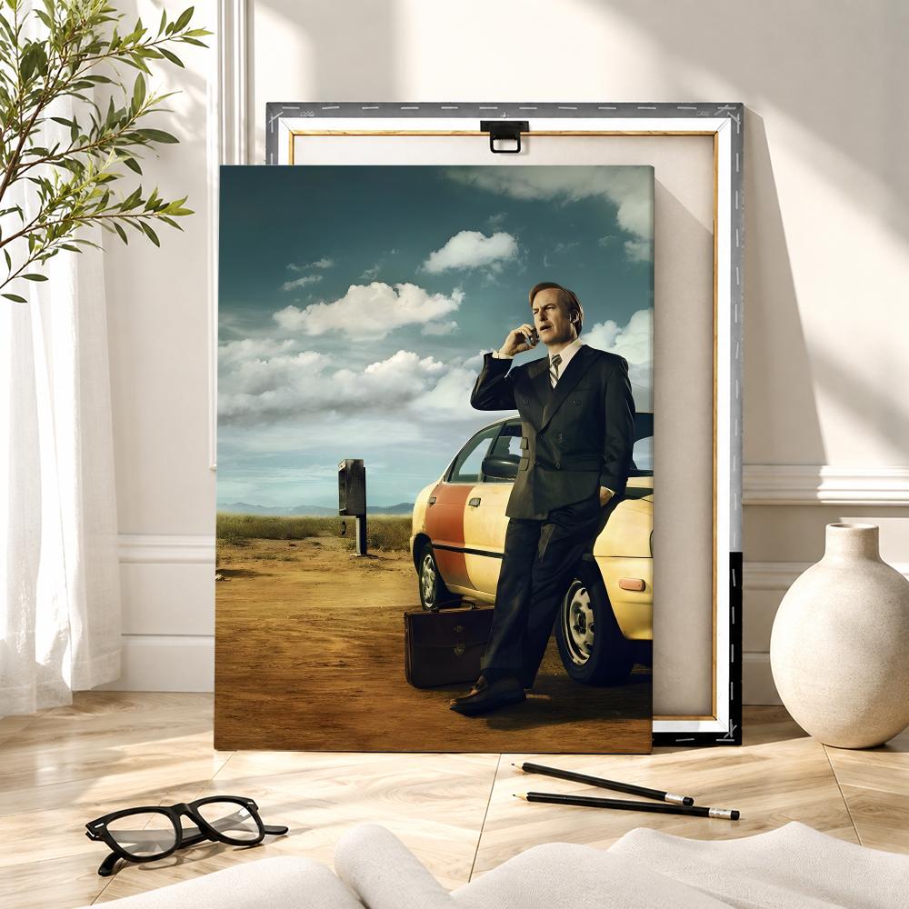 Movie B-Better Call Saul Paint - Canvas Wrap Ready ulasan dan harga