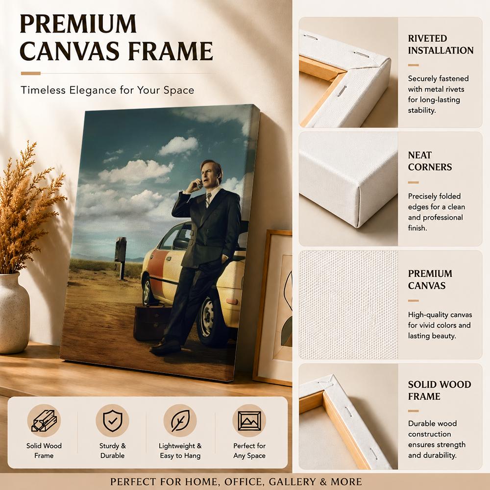 Movie B-Better Call Saul Paint - Canvas Wrap Ready ulasan dan harga