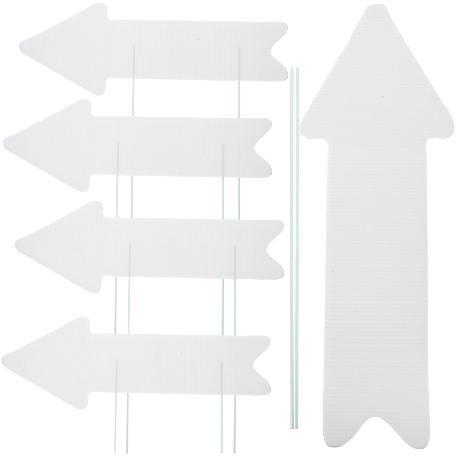 5Pcs Blank Plastic Yard Signs  - Yard Sign Blank ulasan dan harga