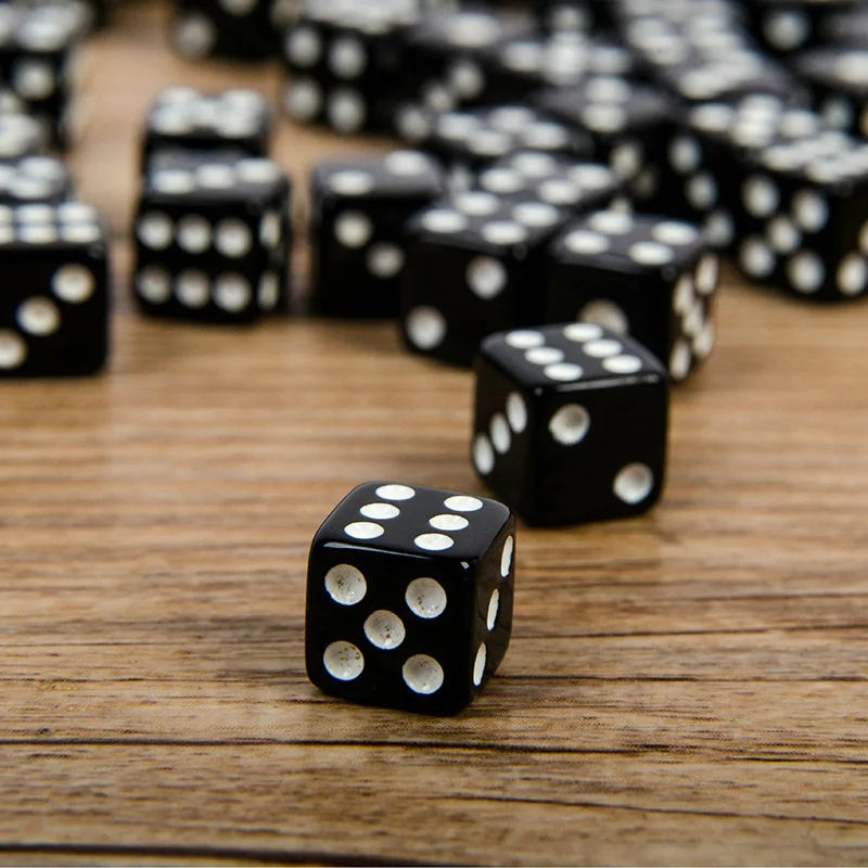 Wholesale 1000pcs Dots Dice 10 - Puzzle Blank White ulasan dan harga