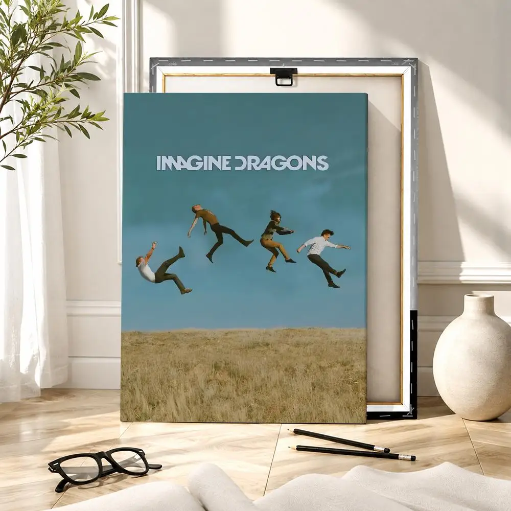 Rock Band I-imagine Dragons Pa - Canvas Wrap Ready ulasan dan harga