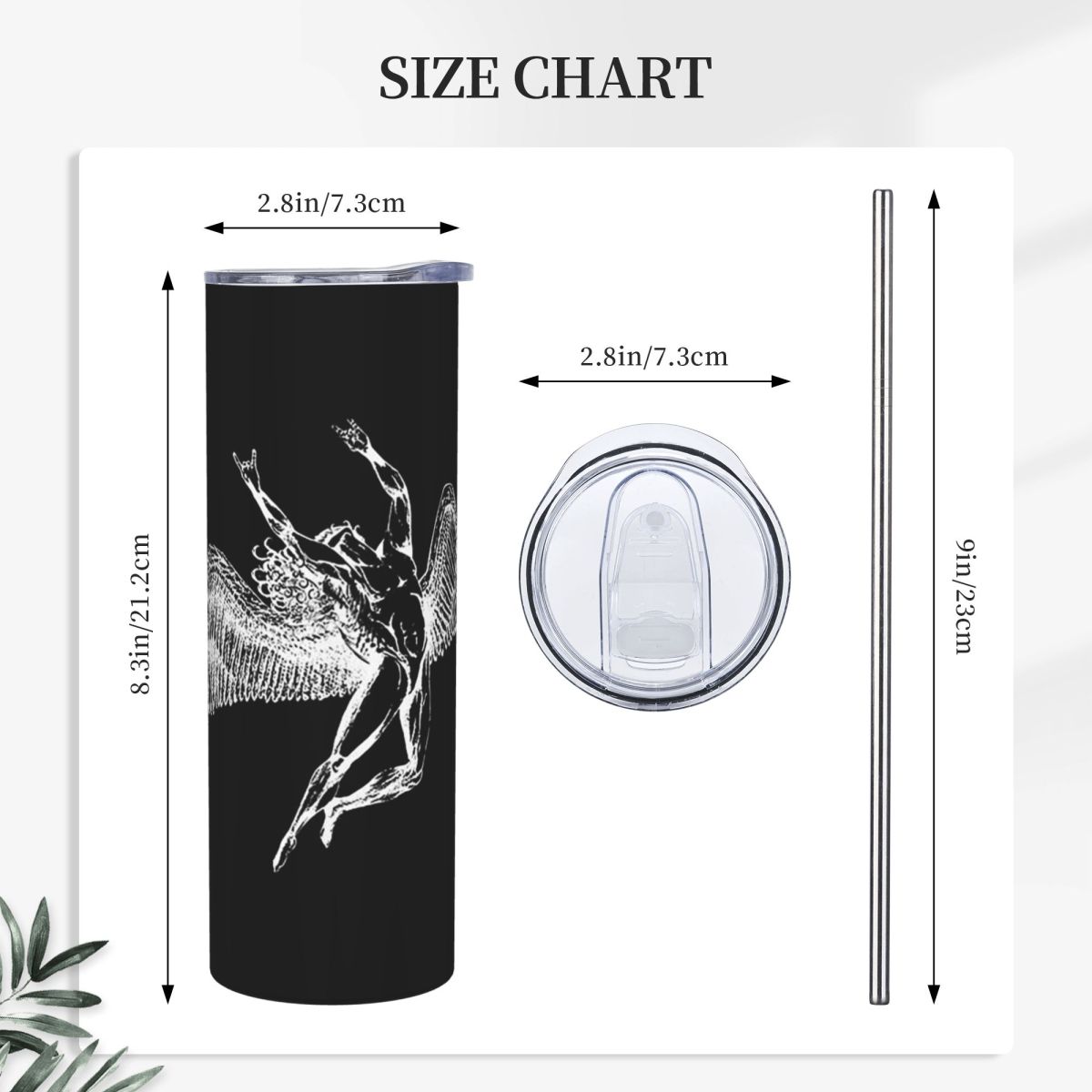Icarus Throws The Horns - Whit - Tumbler 20Oz White ulasan dan harga