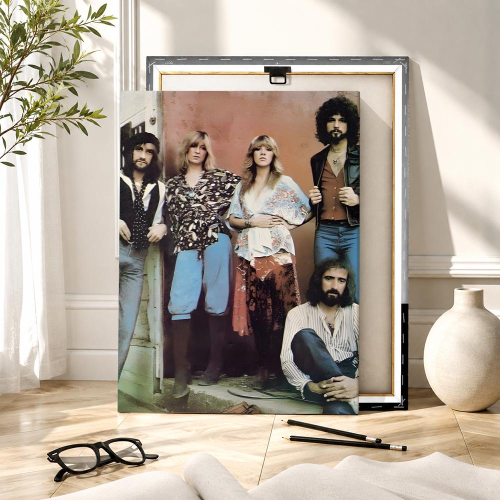 Rock Band F-Fleetwood Mac Pain - Canvas Wrap Ready ulasan dan harga